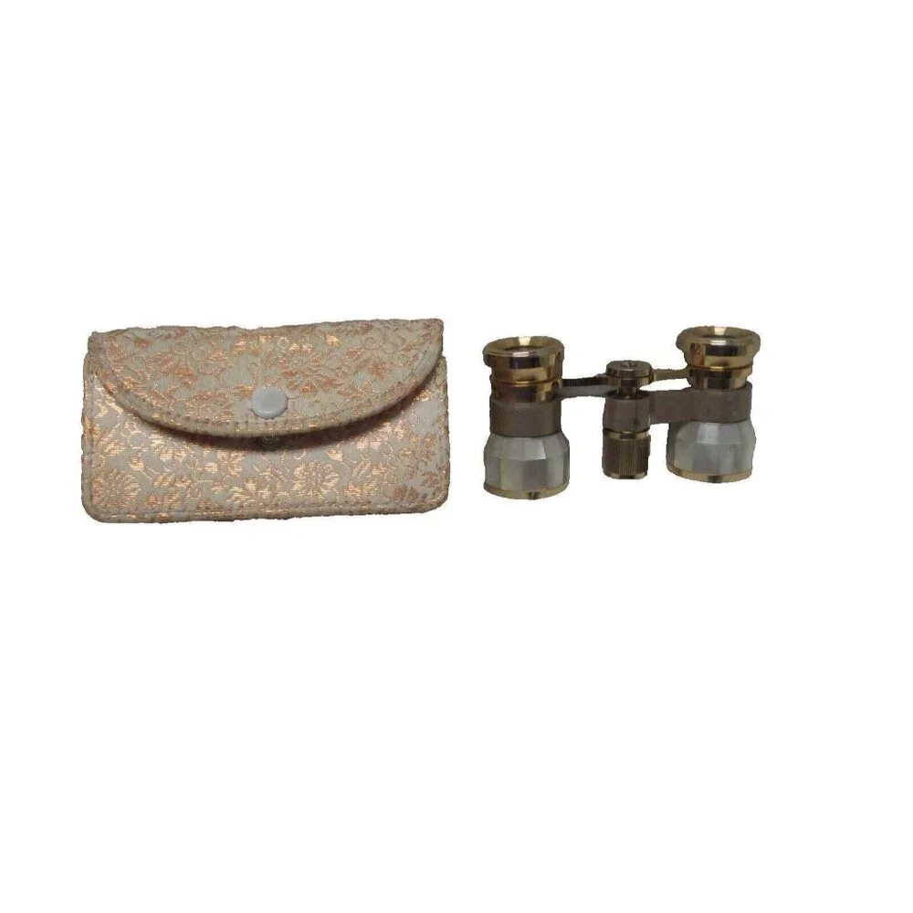 Opera Binoculars Kalimar 2.5X Coated Japan With Carrying Case